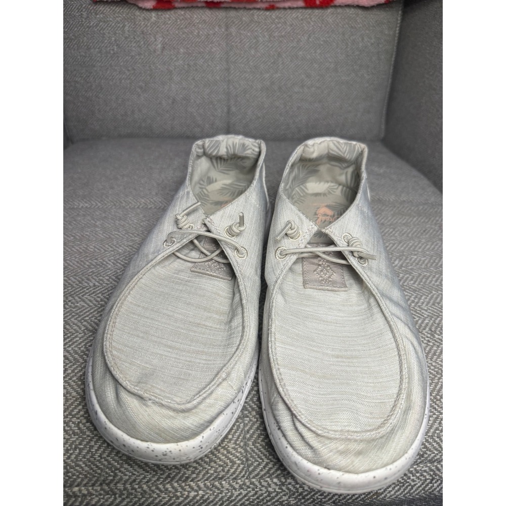 Reef Cushion Coast Womens 9.5 Grey Speckled Slip On Sneakers Moc Toe Shoes